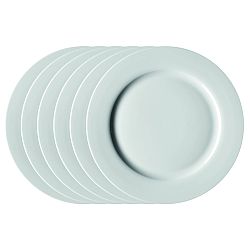 Mäser Sada mělkých talířů Clasico 27 cm, 6 ks, bílá
