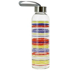 Mäser Skleněná láhev Caraibi, 0,5 l, červená