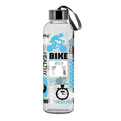 Mäser Skleněná láhev Gym Azzuro, 0,5 l, modrá