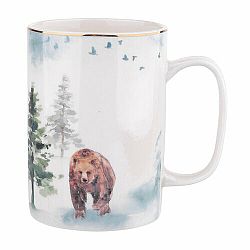 Misty Forest Porcelánový hrnek Bear, 300 ml