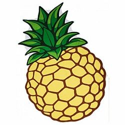 Modom Plážová osuška Ananas, 160 x 110 cm