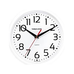 Nástěnné hodiny bílá, pr. 22,5 cm