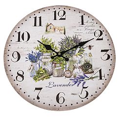 Nástěnné hodiny Lavender, 34 cm