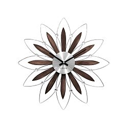 Nástěnné hodiny LAVVU CRYSTAL Flower LCT1110