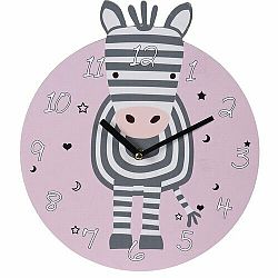 Nástěnné hodiny Zebra, pr. 28 cm