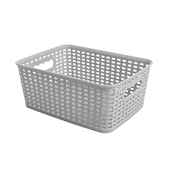 Obdélníkový košík RATTAN CLASSIC 4,5 l, šedá
