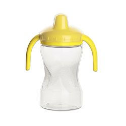 Orion Dětský hrnek s pítkem 400 ml, žlutá