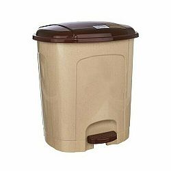 Orion Pedálový odpadkový koš 11,5 l, béžová, 