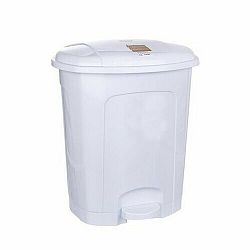 Orion Pedálový odpadkový koš 11,5 l, bílá , 