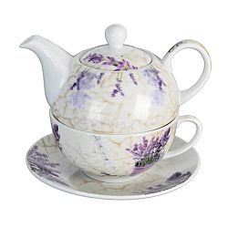 Orion Porcelánová čajová souprava levandule 3ks
