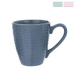Orion Sada hrnků Relief 0,43 l, petrolejová, 4 ks