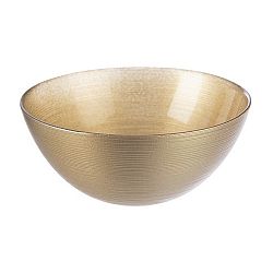 Orion Skleněná mísa Golden, pr. 21 cm