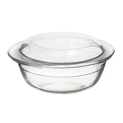 Orion Skleněný pekáč s víkem kulatý pr. 23 cm