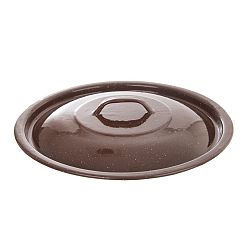 Orion Smaltovaná poklice na vědro Brown, 10 l  