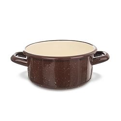 Orion Smaltovaný kastrol Brown, 1 l , 1 l