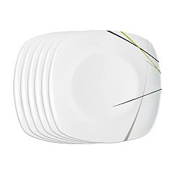 Orion Talíř porc. GREEN hran. mělký 