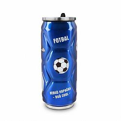 Orion Termoska-plechovka FOTBAL 0,5 l, modr, 