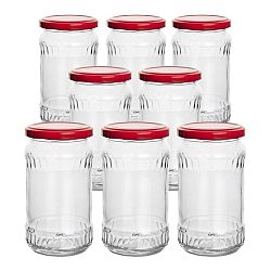 Orion Zavařovací sklenice s víčkem Facetta 370ml 
