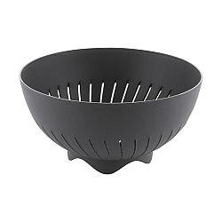 Plastový cedník 24 cm, šedá 