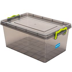 Plastový úložný box 3 l, šedá