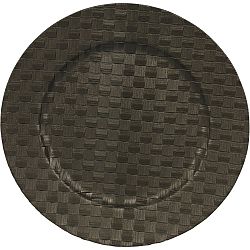 Podložka pod talíř Black Weaving, 33 cm