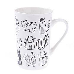 Porcelánový hrnek Kočky 450 ml