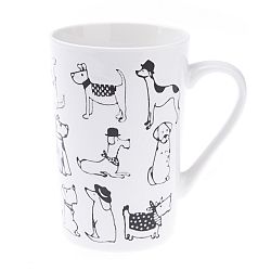 Porcelánový hrnek Psi 450 ml