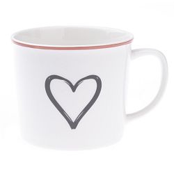 Porcelánový hrnek Srdíčko 370 ml