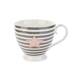 Porcelánový hrnek Striped Star , 460 ml  