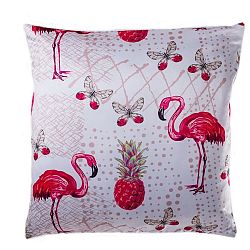 Povlak na polštářek Flamingo ananas, 40 x 40 cm