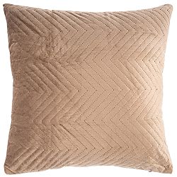 Povlak na polštářek Zigzag hnědá, 45 x 45 cm
