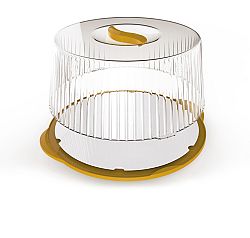 Přenosný box na dort 36,5 cm, žlutá