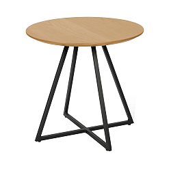 Příruční stolek Delik, dub, pr. 50 cm 