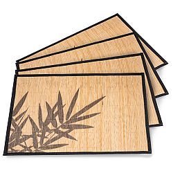 Prostírání Bamboo, 30 x 45 cm, sada 4 ks