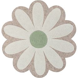 Prostírání filcové Květina, zelená, 39 cm