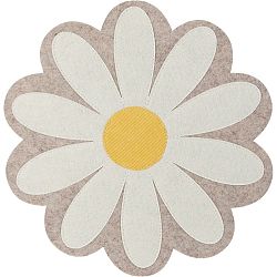 Prostírání filcové Květina, žlutá, 39 cm