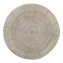 Prostírání z korálků stříbrná, 30 cm, sada 4 ks