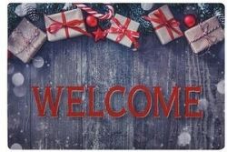 Rohožka Xmas Welcome, 38 x 58 cm