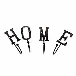 Sada 4 ks litinových háčků Home