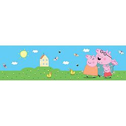 Samolepicí bordura Peppa Pig Classic, 500 x 9,7 cm