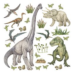 Samolepicí dekorace Dino, 30 x 30