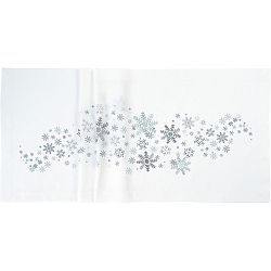 Sander Ubrus Crystal medley bílá 85 x 85 cm