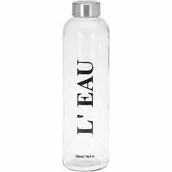 Skleněná láhev na vodu L´eau, 500 ml