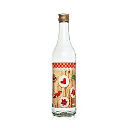 Skleněná láhev s víčkem Cookie 0,5 l