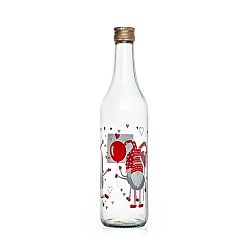 Skleněná láhev s víčkem Happy Elf 0,5 l