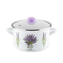 Smaltovaný hrnec Bukiet, 2,8 l, 2,8 l