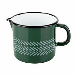 Smaltovaný hrnek BOHO 12 cm, zelená