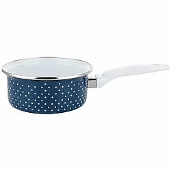 Smaltovaný rendlík RETRO 16 cm, modrá