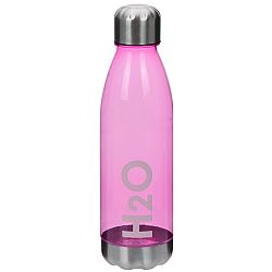 Sportovní láhev s nerezovým víčkem 700 ml, růžová