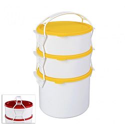 STAR Plastový jídlonosič 2 l + 2x1,2 l